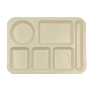 CHAROLA 6 SECCIONES MELAMINA BEIGE