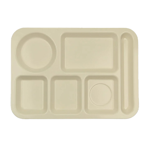 CHAROLA 6 SECCIONES MELAMINA BEIGE