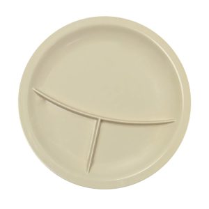 PLATO 3 SECCIONES 9″ MELAMINA BEIGE